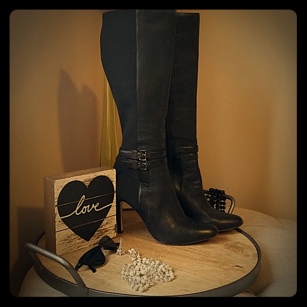White House Black Market tall black boots
